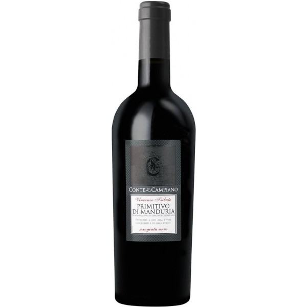 Вино "Conte di Campiano" Primitivo di Manduria DOC, 0.75 л 